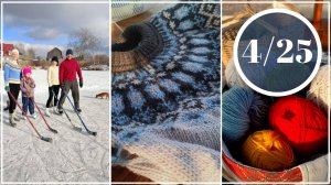 Вяжу две лопапейсы 🧶❄️🧶