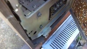 Телевизор Ламповый  Кварц-303. Разбор телевизора СССР. Часть№1.Tv quartz-303.  USSR.