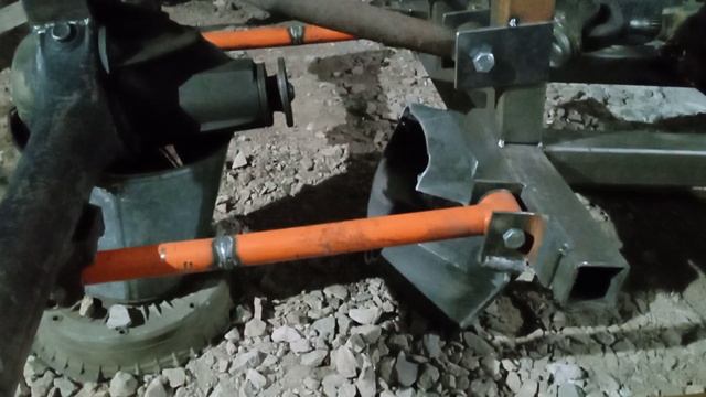 Самодельный квадроцикл. Задняя подвеска, рычаги.