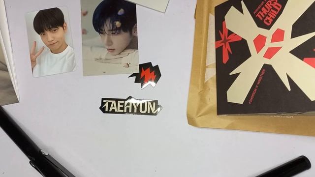 Распаковка альбома TXT Minisode 2: Thursdays child версии Beomgyu   Taehyun