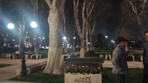 Светомузыкальное представление на площади Регистан