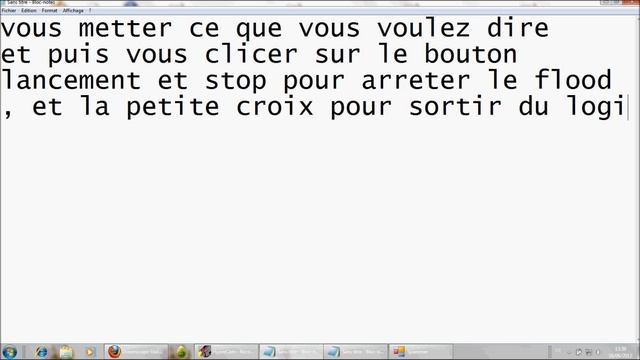 Logiciel spammer ( flood )  gratuit !