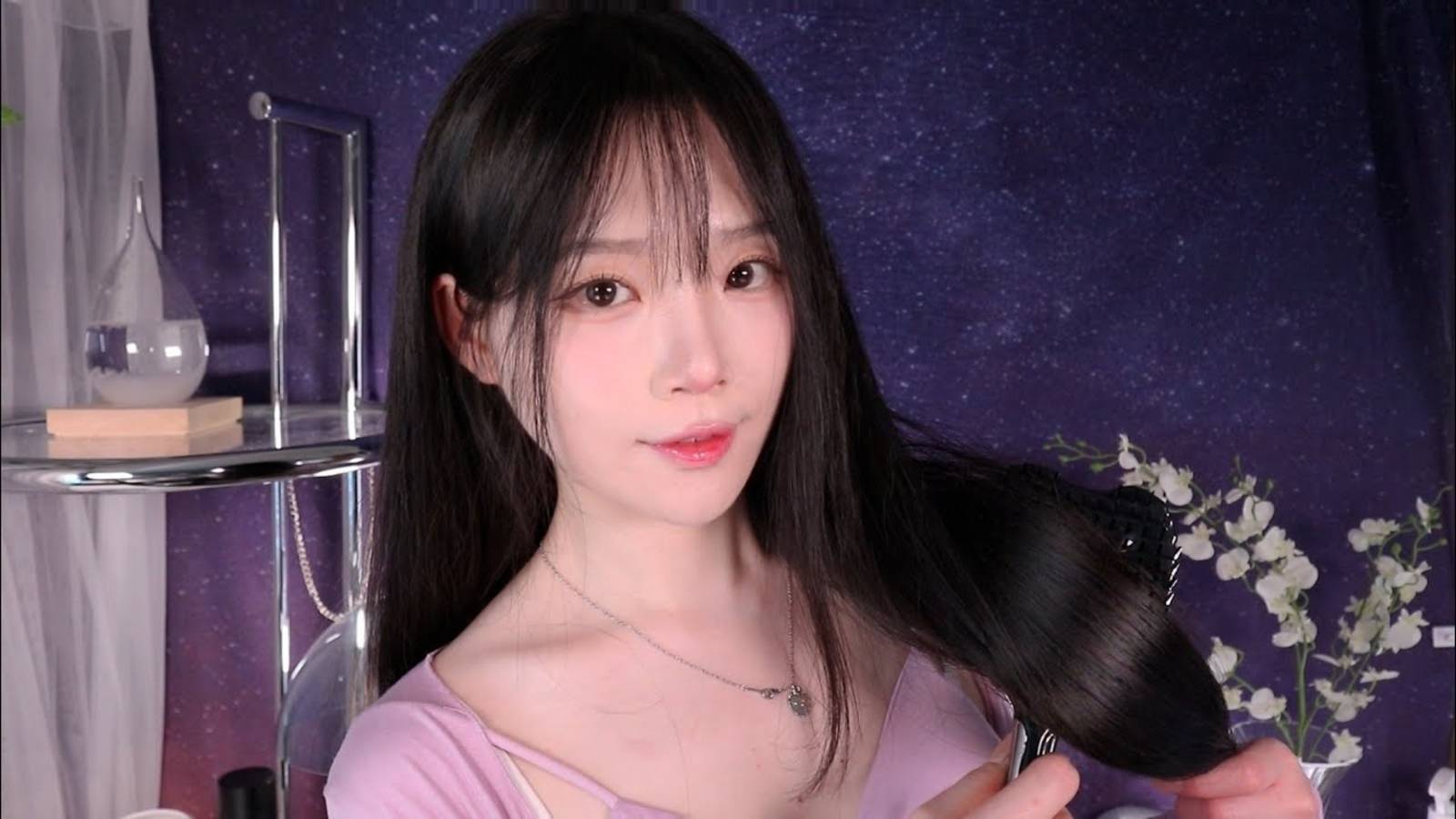 [ASMR nara] 꿀잠 재워 드립니다 리얼한 두피 마사지와 헤어 브러싱 케어 받고 주무세요