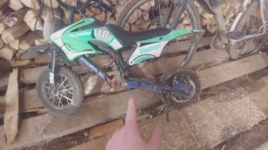 обзор детского самодельного эл.байка