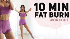 10-минутная кардио-тренировка от Chloe Ting|| 10 min Cardio Workout To Burn Fat