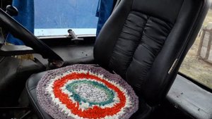 Кожаное сиденье от Мерса в МТЗ-82.1)