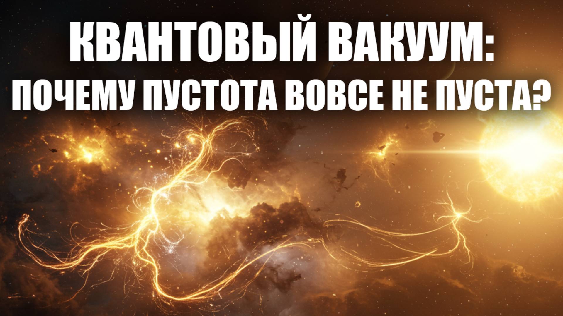 Квантовый вакуум: почему пустота вовсе не пуста? ⚛️✨ Тайны невидимой материи