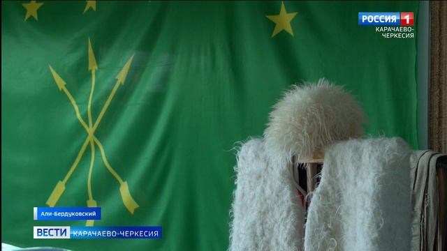 В День черкесского флага в Хабезский район прибыла делегация из Дагестана
