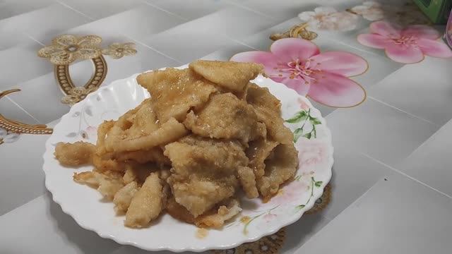 Кальмары в хрустящей панировке. лучше не пробуйте.
