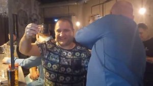 За  успех.