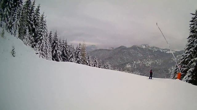 ЛЫЖНЫЕ ТРАССЫ СЛОВАКИИ-Jasná Nízke Tatry 2018 skiing unsuccessful collision in a ski resort