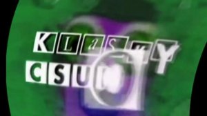 Klasky Csupo Logo In Divided Effect + Green Lowers