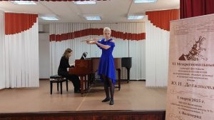 В.Попп "Концертный вальс" на темы оперы Дж.Верди "Травиата".
Исполняет Вакало София.
