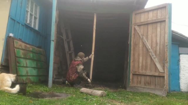 Осенние  домашние хлопоты.Осень в деревне.