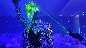 Артисты на встречу гостей на мероприятия в стиле космос