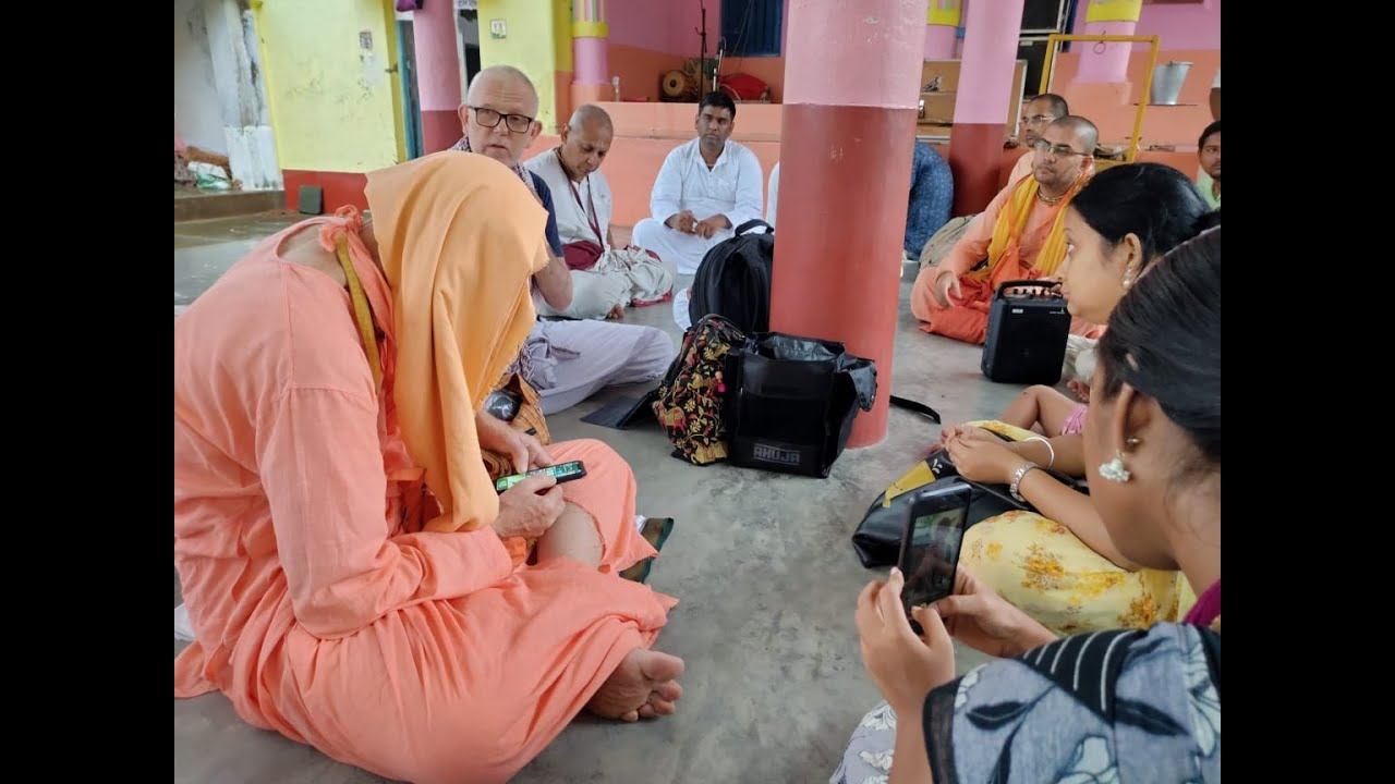 BVV Nrisimha Maharaj - Class in Haridas Thakur's Bhajan Kutir - 18.06.2022