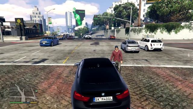 тест драйв BMW M4 В GTA 5