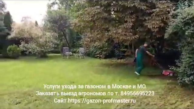 Услуги ухода за газоном на участках Москвы и МО. Сайт https://gazon-profmaster.ru , т. +74956695323 смотреть онлайн