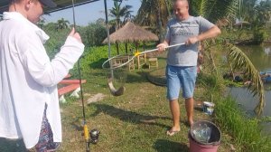 Рыбалка на озере. Пикник .Паттайя