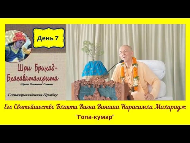 День 7 - 11.04.2020 - Брихад-Бхагаватамрита - ЕС БВВ Нарасимха Махарадж (англ-рус)
