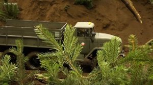 MEGA RC MODEL TRAIL TRUCK ACTION!! MAN 8x8 AND URAL 4320 6x6 / Fair Erfurt Germany 2017