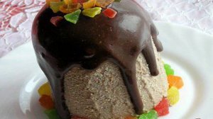 Шоколадная творожная пасха