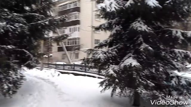 Vlog: Снег выпал!!! Декабрь. Зима 2017. Прогулка. смотреть онлайн