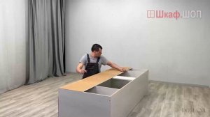 Спальный гарнитур Модена. Шкаф двухстворчатый МШ-23, сборка ШкафШоп