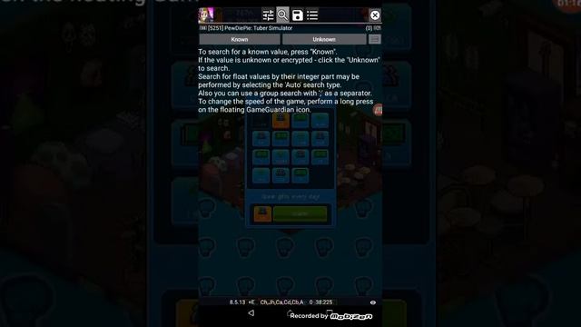 HOW TO HACK PEWDIEPIE TUBER SIMULATOR!!(GAME GUARDIAN) REMEMBER ROOT NEEDED!