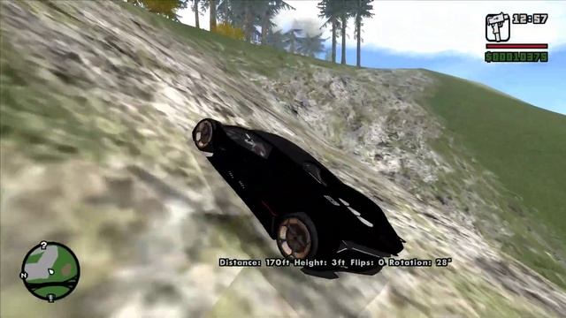 Secret Lamborghini Terzo Millennio Super Car Location in GTA San Andreas (Cheat Code)