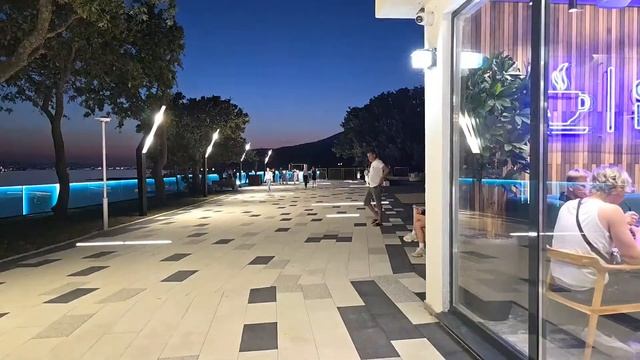 ПРОГУЛКА ПО НАБЕРЕЖНОЙ КАБАРДИНКИ.  1 ИЮЛЯ.  МОРЕ. ЗАКАТ. ТАНЦЫ МУЗЫА.  #КАБАРДИНКА #СТРИМ