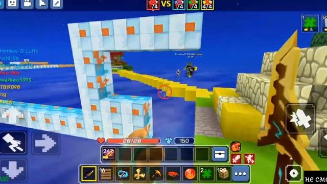 Сыграл на топовом аккаунте подписчика с фулл талантами, бед варс,блокмен го/Bed wars, Blockman Go/2 смотреть онлайн