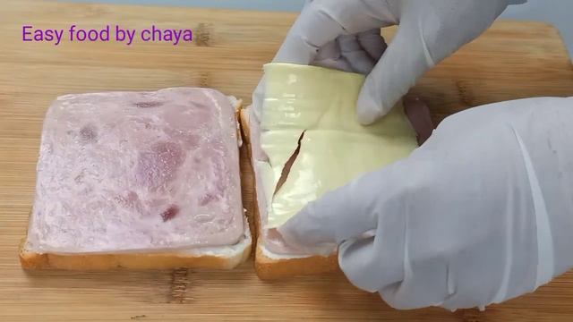 แซนวิชแฮมชีส หรือ croque monsieur เมนูอาหารเช้าง่ายๆ ทานได้ทั้งเด็กและผู้ใหญ่
