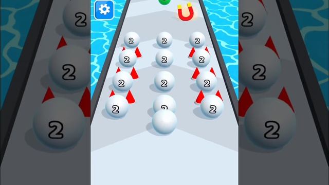 MAX LEVELS RUNNING BALL 2048 ☘️🔴⚽. All Levels Gameplay Walkthrough Android, iOS New Update.