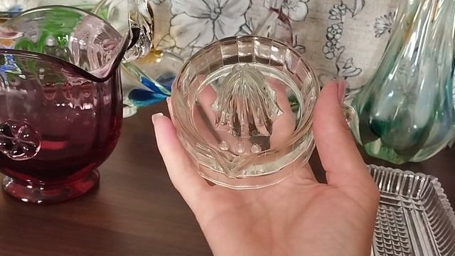 Винтажные вазы и салатники💥(шикарное цветное стекло) 🔥