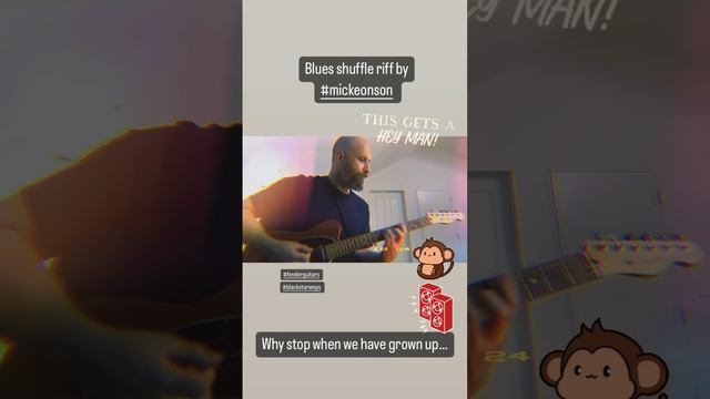 Blues shuffle riff by mickronson