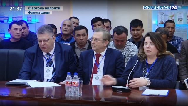 “Фарғонаазот” корхонасида водий вилоятлари соҳа мутахассислари учун амалий семинар смотреть онлайн