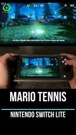 Mario Tennis Nintendo Switch Lite Gameplay