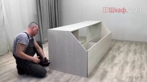 Спальный гарнитур Модена. Шкаф угловой МШ-25, сборка ШкафШоп