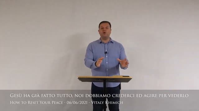 Иисус уже все сделал, мы должны в это верить и действовать, чтобы это увидеть, Виталий Химич /// смотреть онлайн