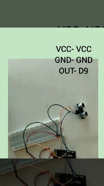 Distant Detection using Servo in Robotics Project