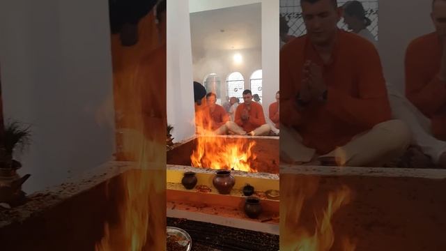 Ягья посвящённая Даттатреи в Харидваре в Ашраме Пайлота Бабаджи. 30.06.2023 год.