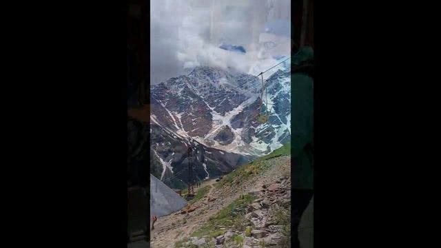 Гора Чегет. Первый акклиматизационный выход группы Клуба 7 Вершин "FREZER" смотреть онлайн