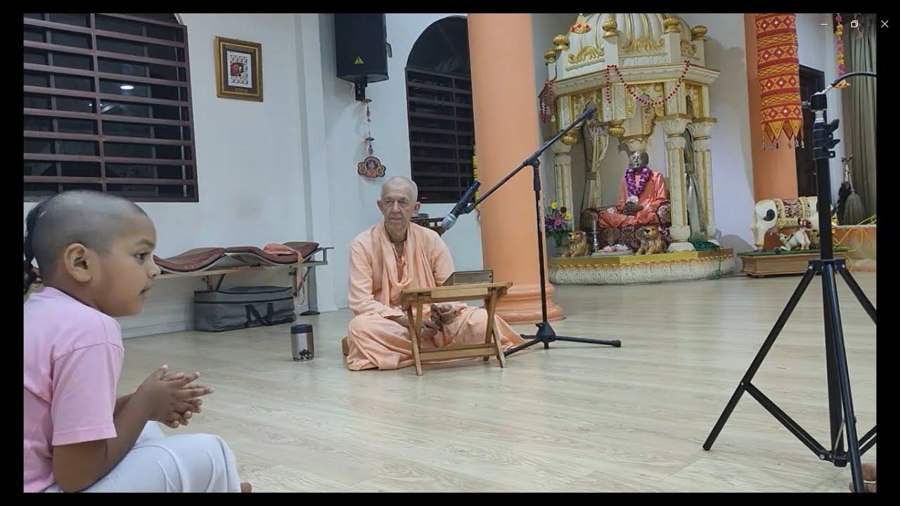 BVV Narasimha Swami, BG 10.4-5, Kirtan & Class complete - Melaka, Malaysia, 24.1.2023