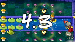 РАСТЕНИЯ ПРОТИВ ЗОМБИ / PLANTS VS ZOMBIES Прохождение уровня 4.3