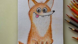 Рисуем лисенка
