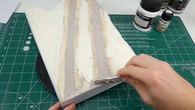 Diorama - budowa podstawki do modelu czołgu. Część 1: Teren