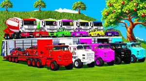 Машинки летают и прыгают! Развивающие мультики Машины помощники. Мультфильмы про машинки