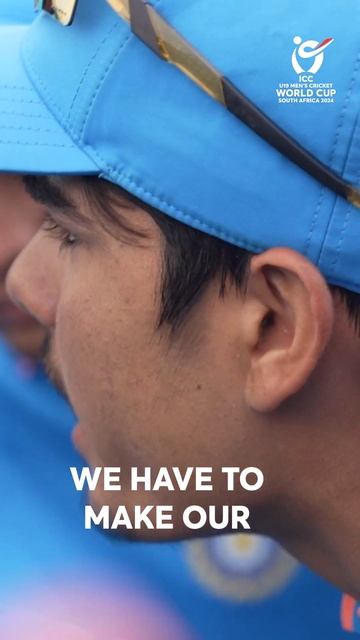 Words of motivation from  skipper Uday Saharan! #U19WorldCup #INDvAUS #Cricket
