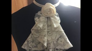 Нарядное жабо для девочки.